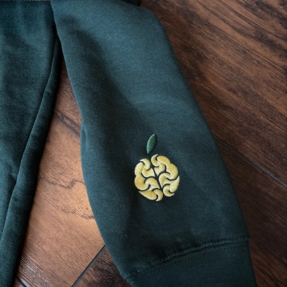 NWOT SmallLemons by Tay Merch Taylor Lautner Green Hoodie, Brown hat & tote Set - Picture 4 of 10